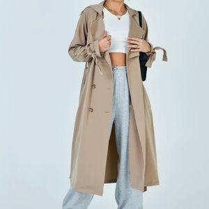Princess Polly Cassie Trench Coat